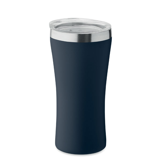 Gobelet personnalisé double paroi recyclé 160ml Bleu marine